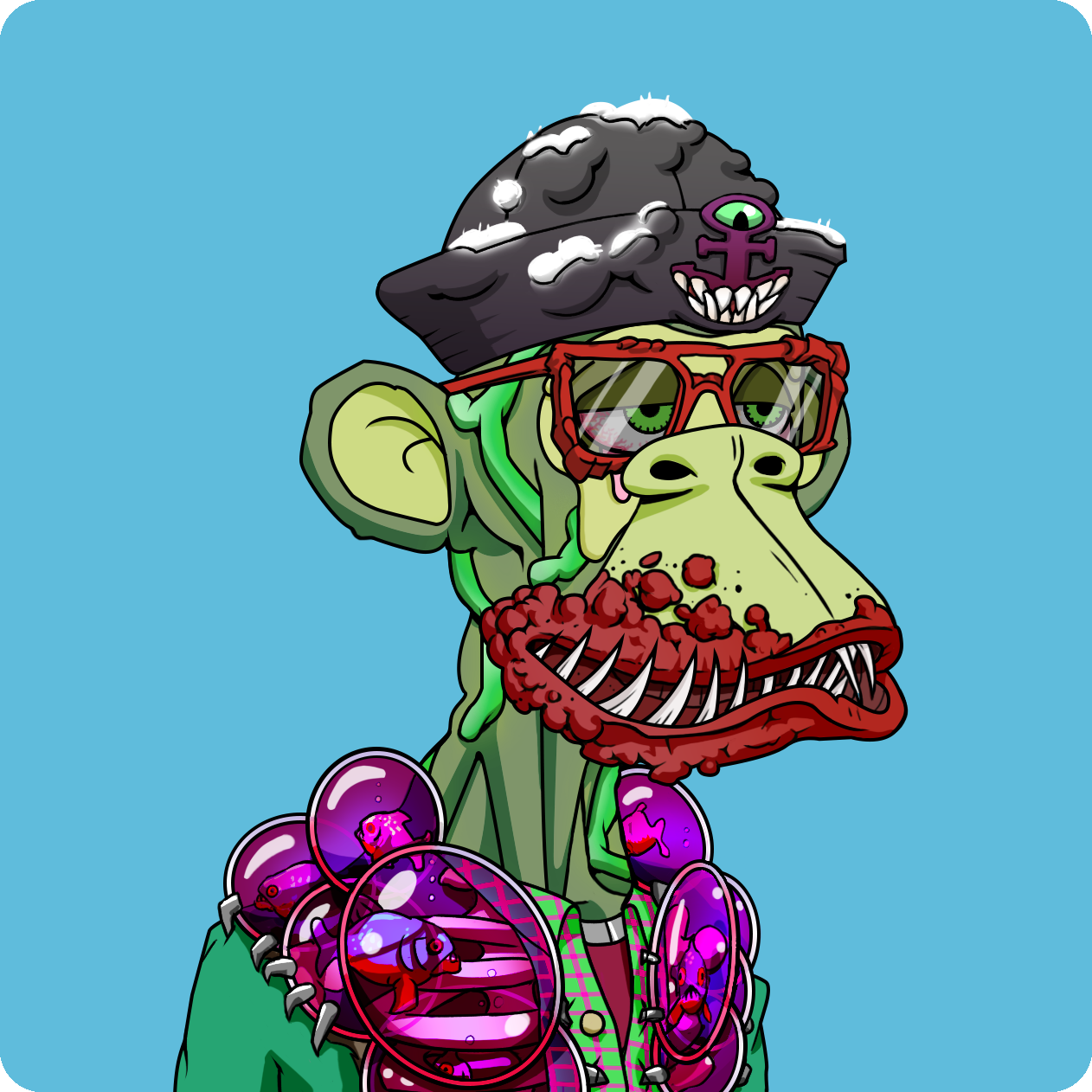 Yuga Labs - Mutant Ape Yacht Club - NFT # 8844