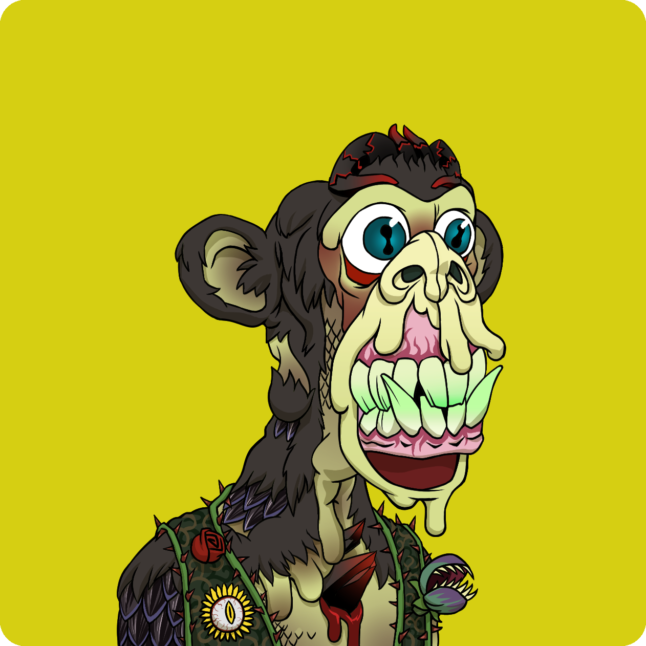 Yuga Labs - Mutant Ape Yacht Club - NFT # 5198