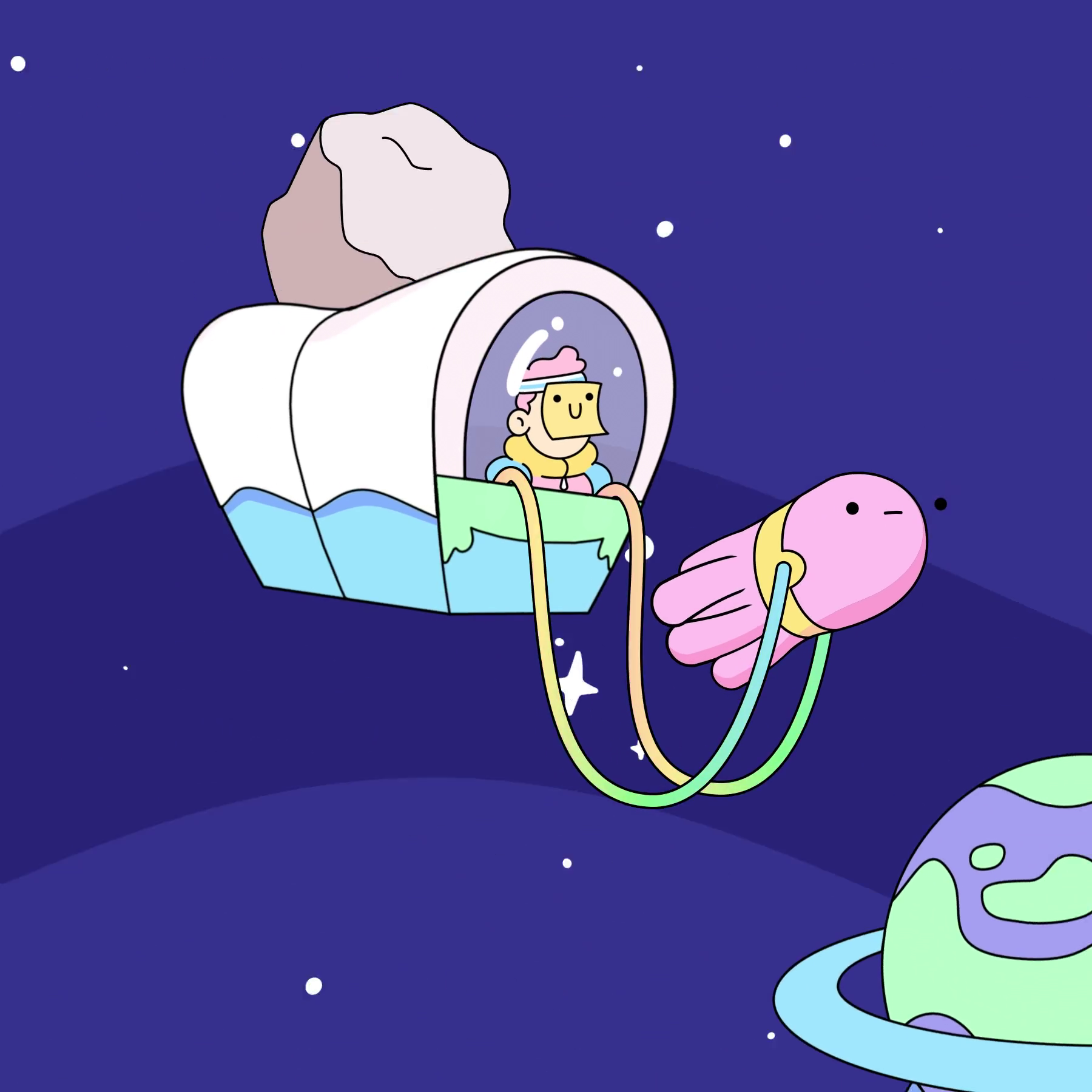 The Doodles Founders - Space Doodles - Space Doodle #9899 - NFT # 9899