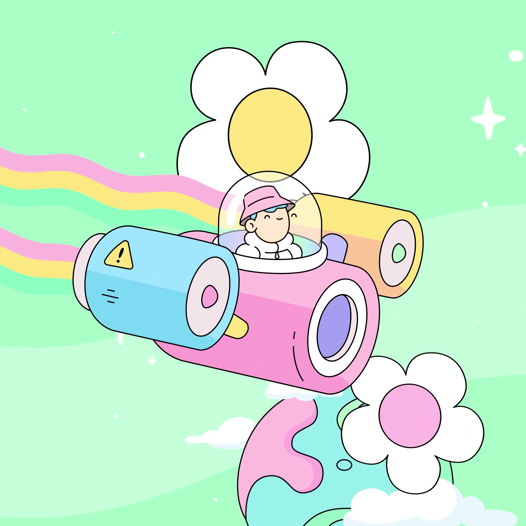 The Doodles Founders - Space Doodles - Space Doodle #254 - NFT # 254