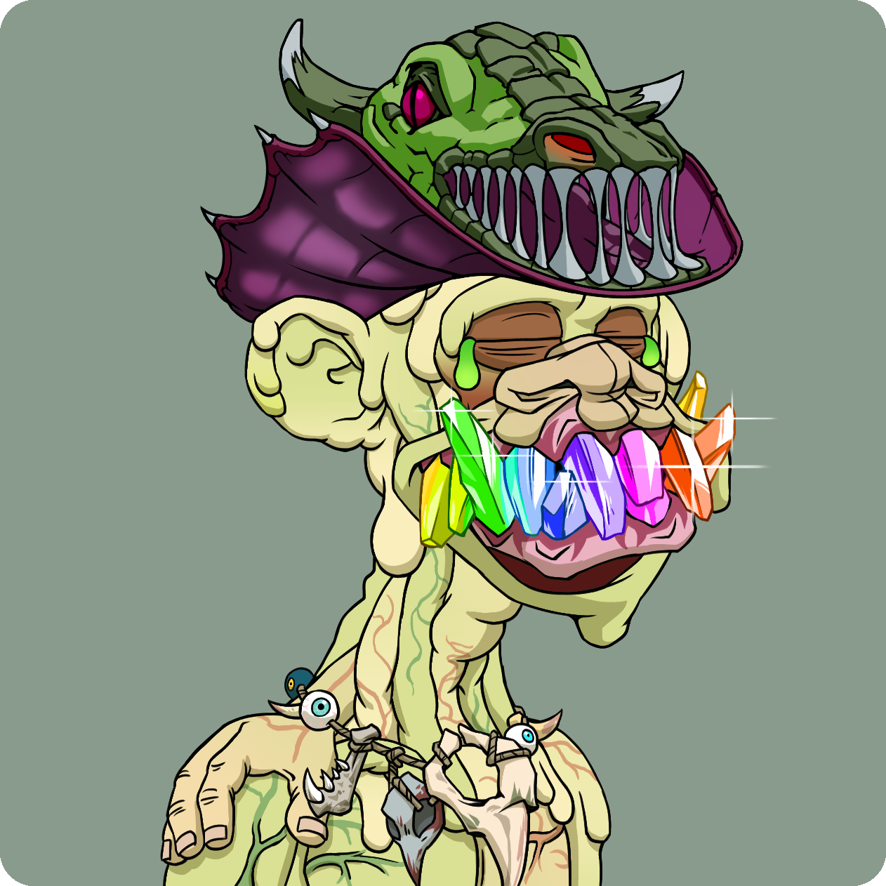 Yuga Labs - Mutant Ape Yacht Club - NFT # 3453