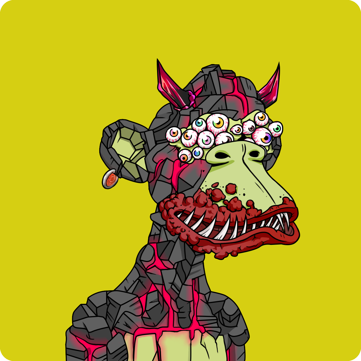 Yuga Labs - Mutant Ape Yacht Club - NFT # 14876