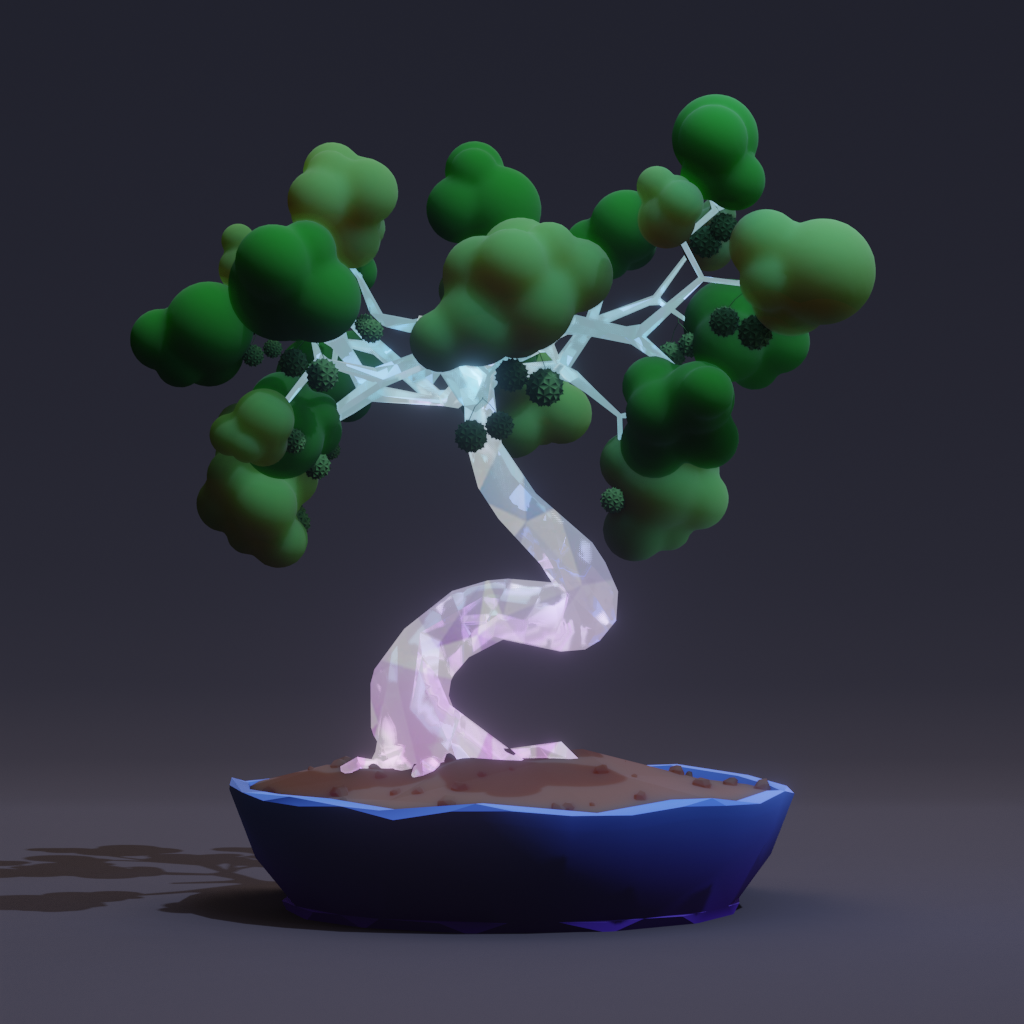 ZENFT Garden Society - Bonsai - Bonsai #8208 - NFT # 8208