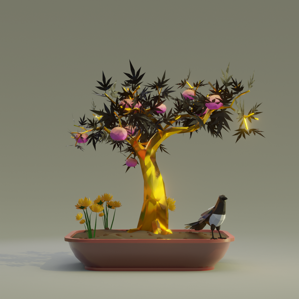 ZENFT Garden Society - Bonsai - Bonsai #8464 - NFT # 8464