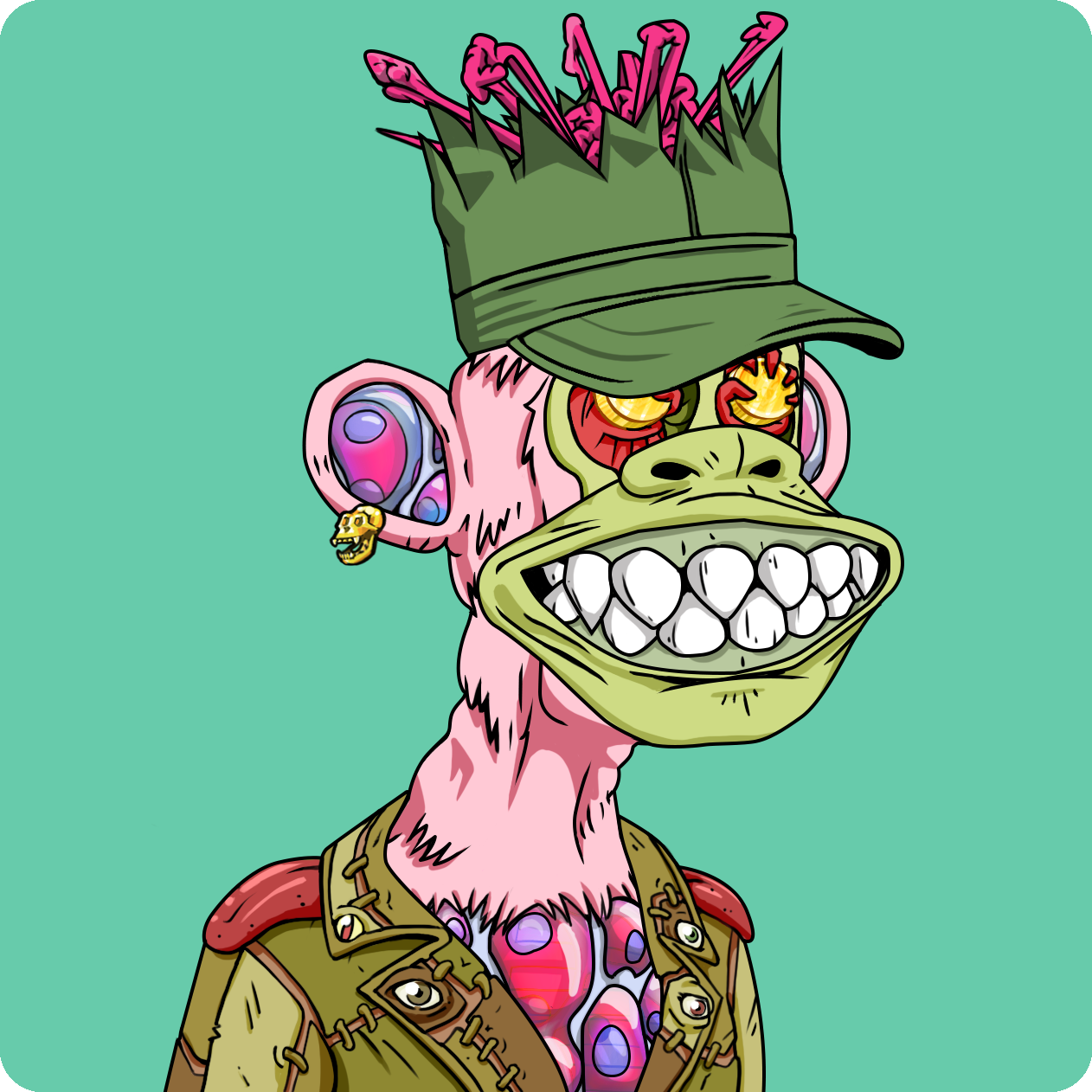 Yuga Labs - Mutant Ape Yacht Club - NFT # 21996