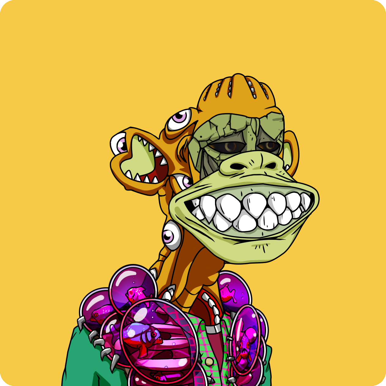 Yuga Labs - Mutant Ape Yacht Club - NFT # 3704