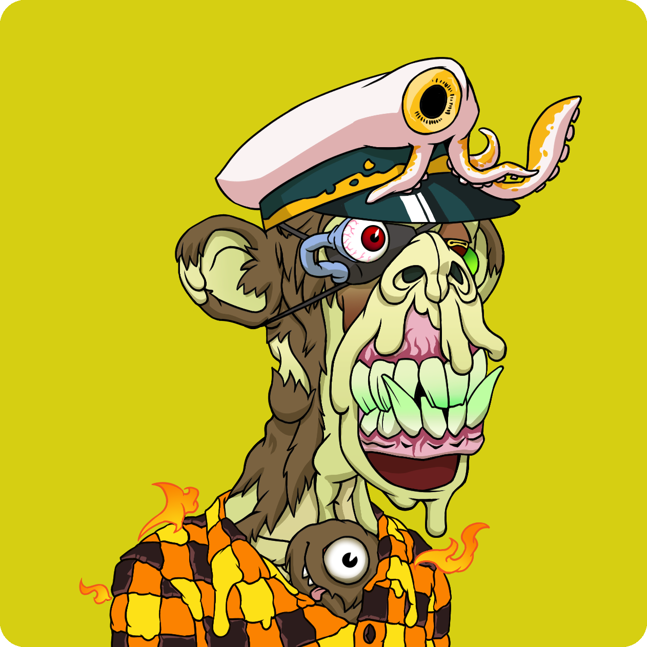 Yuga Labs - Mutant Ape Yacht Club - NFT # 3635