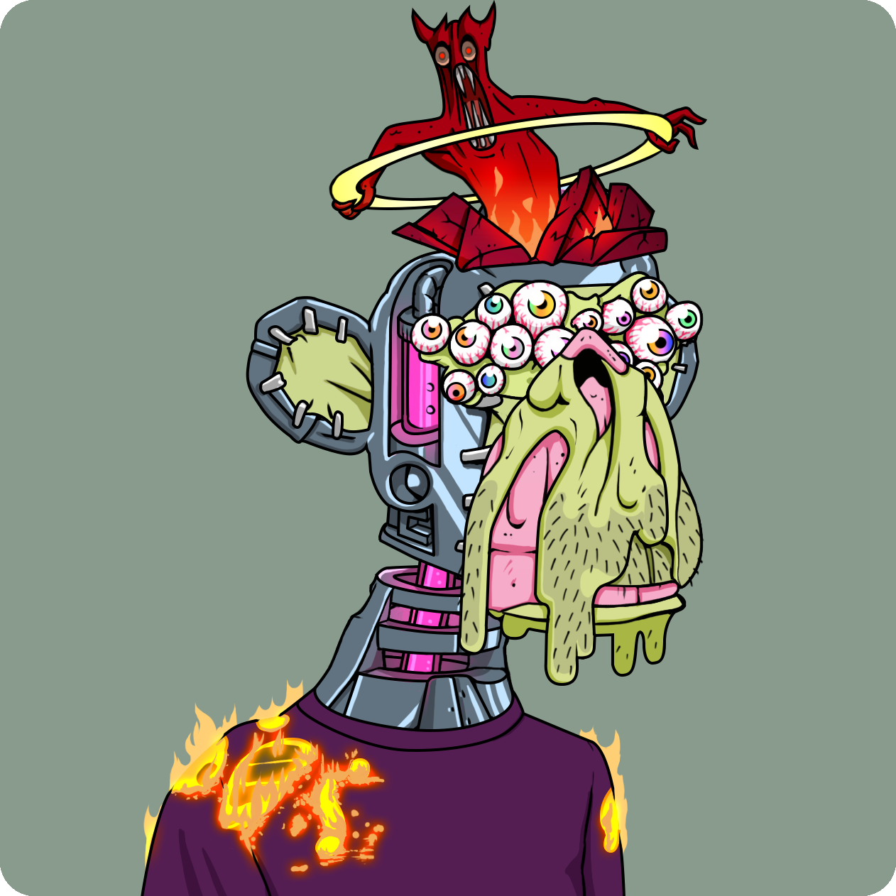 Yuga Labs - Mutant Ape Yacht Club - NFT # 1554