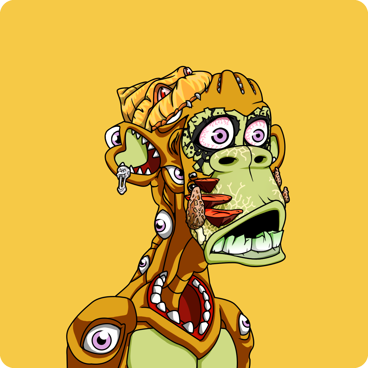 Yuga Labs - Mutant Ape Yacht Club - NFT # 13166