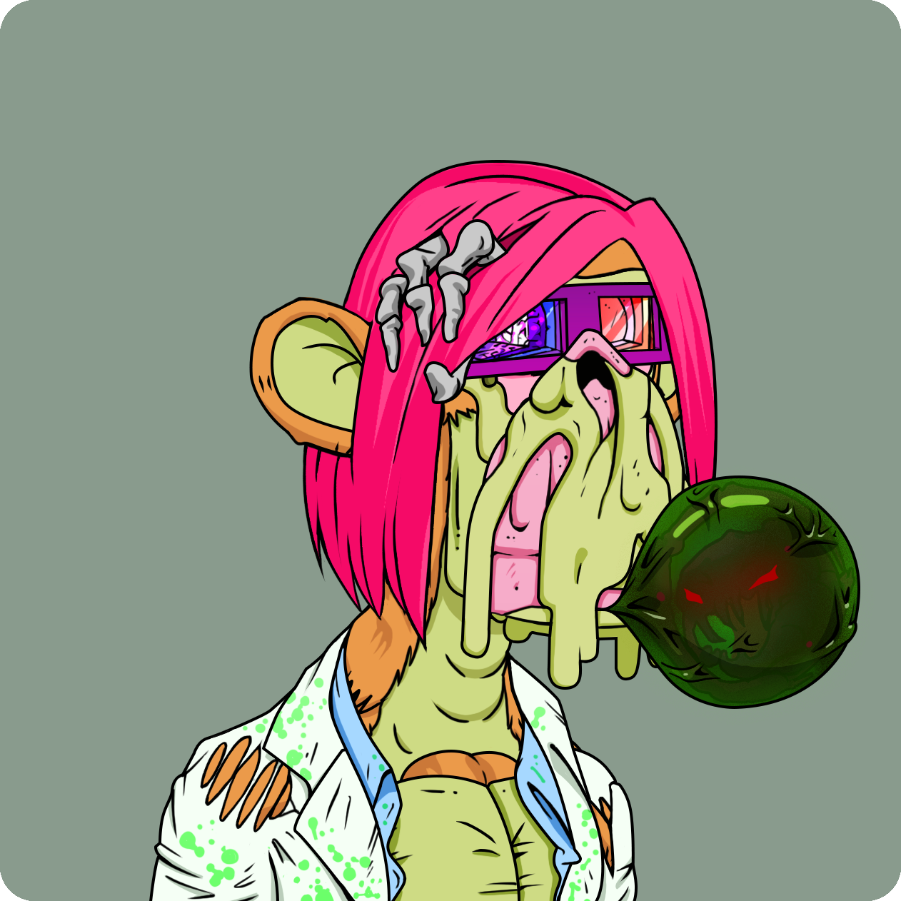 Yuga Labs - Mutant Ape Yacht Club - NFT # 21644