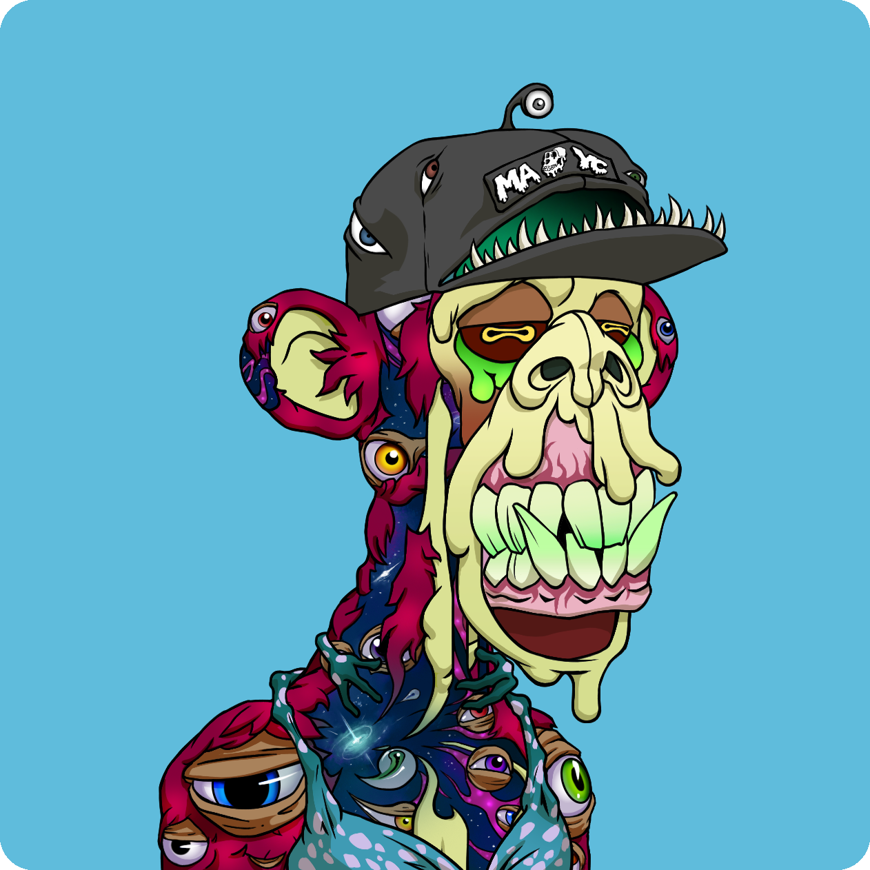 Yuga Labs - Mutant Ape Yacht Club - NFT # 9874