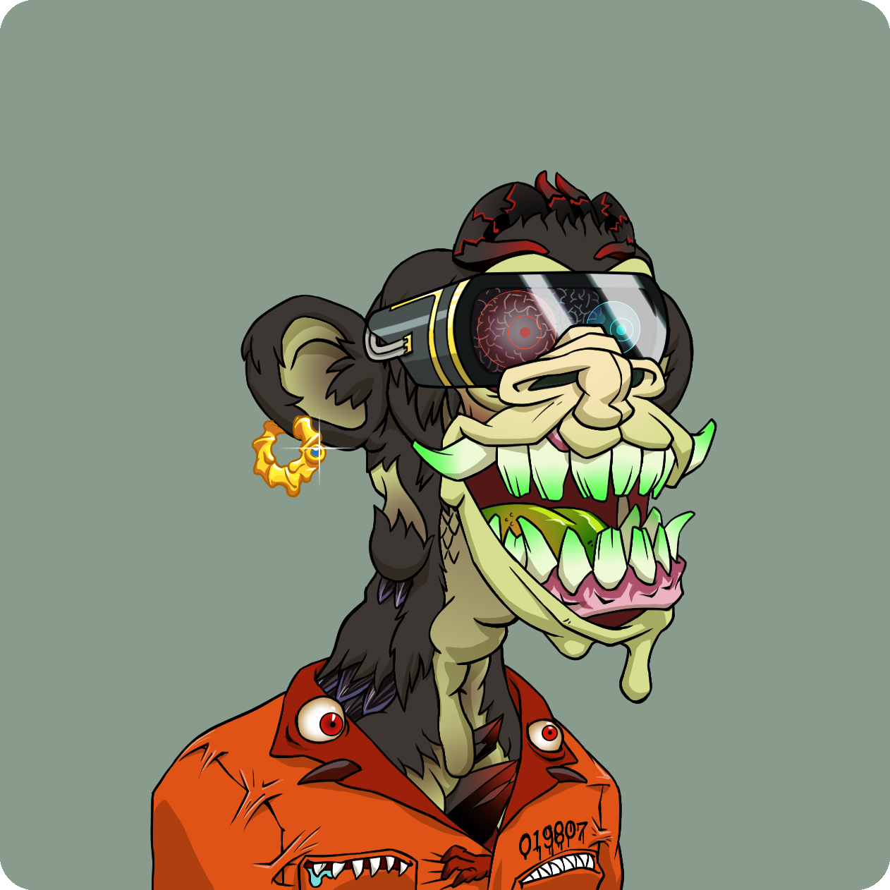 Yuga Labs - Mutant Ape Yacht Club - NFT # 16157