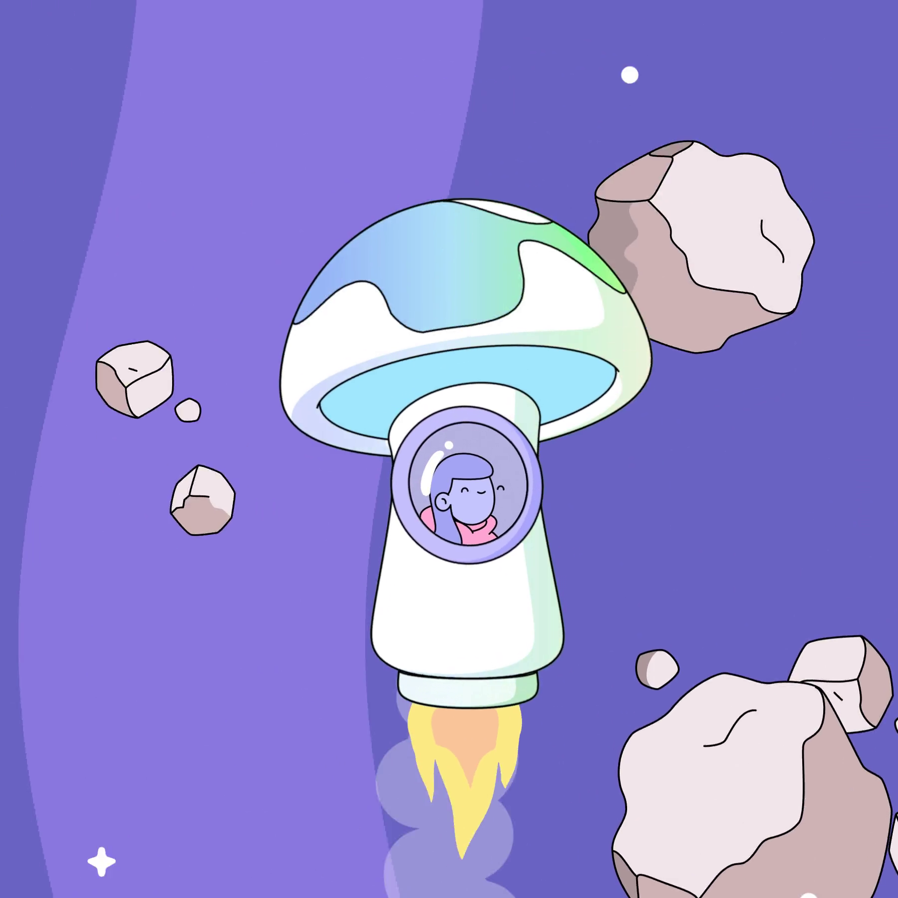 The Doodles Founders - Space Doodles - Space Doodle #79 - NFT # 79