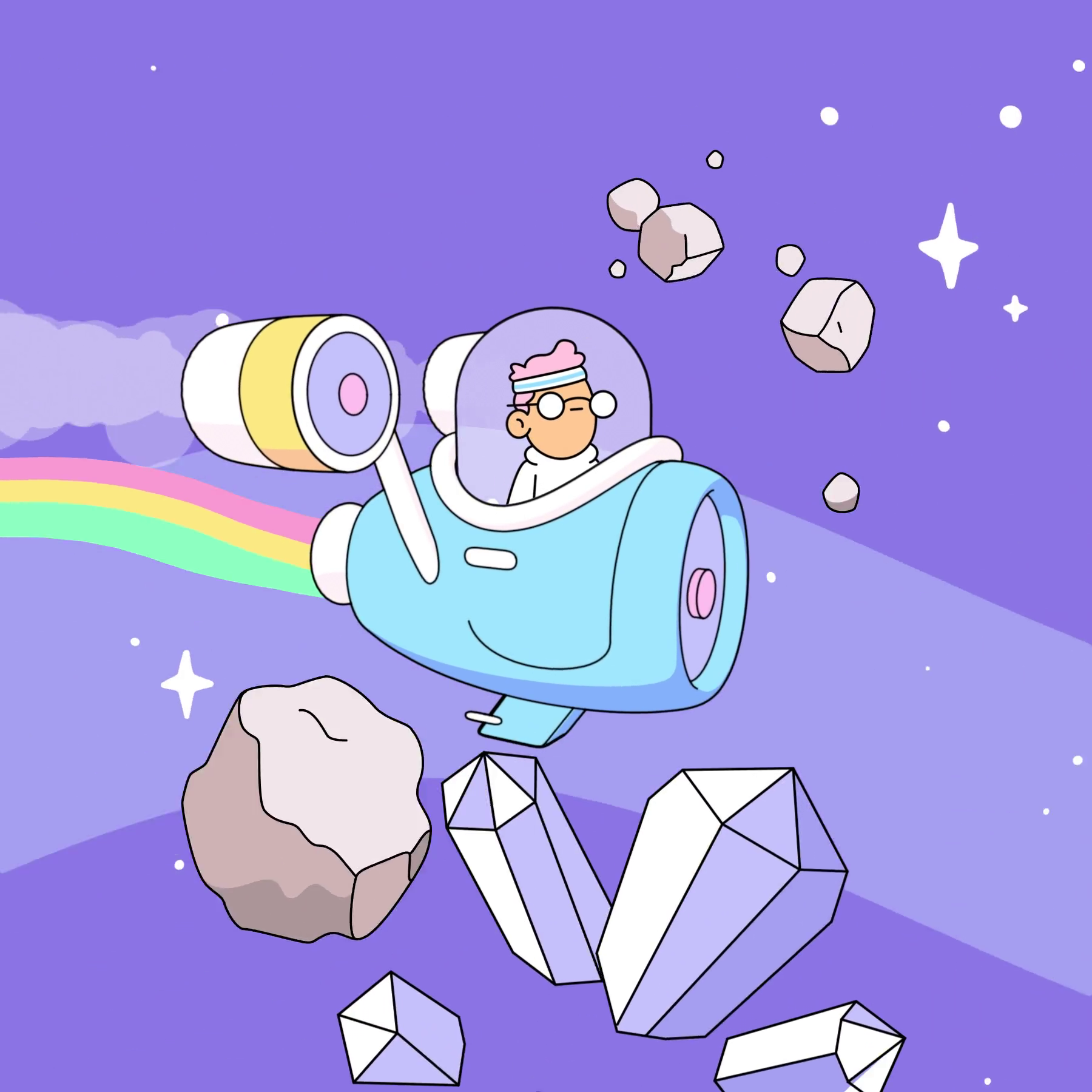 The Doodles Founders - Space Doodles - Space Doodle #493 - NFT # 493