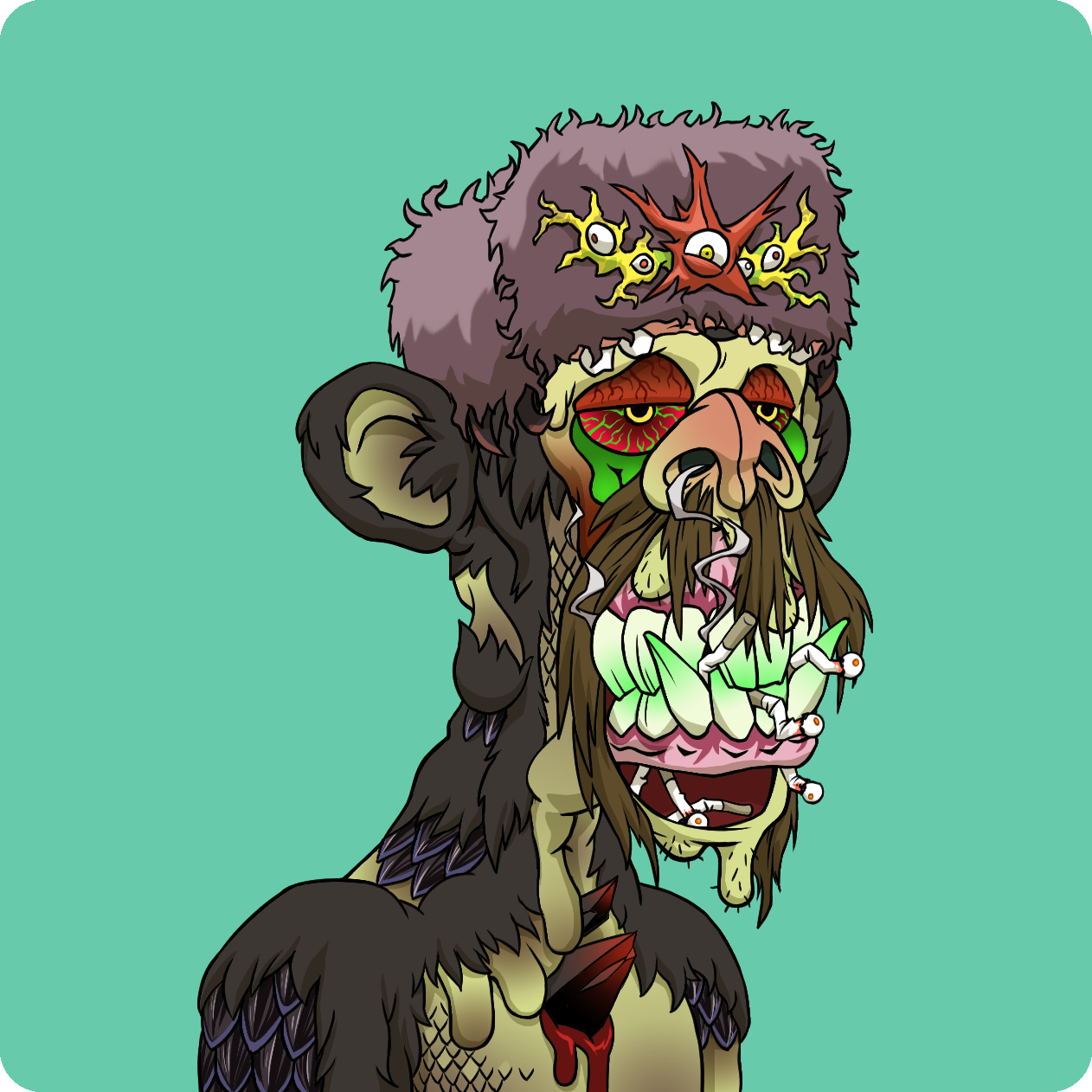 Yuga Labs - Mutant Ape Yacht Club - NFT # 5564