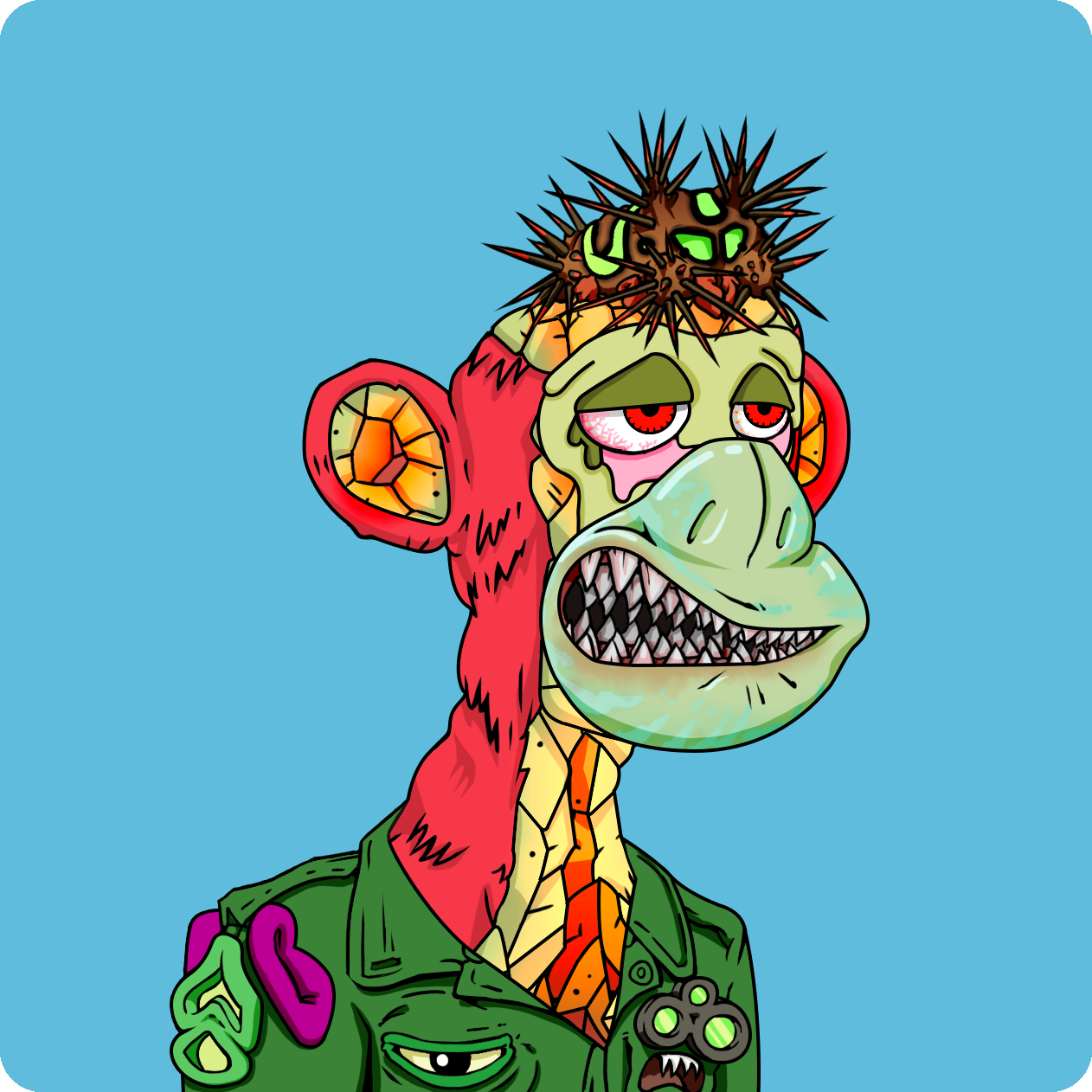 Yuga Labs - Mutant Ape Yacht Club - NFT # 7734