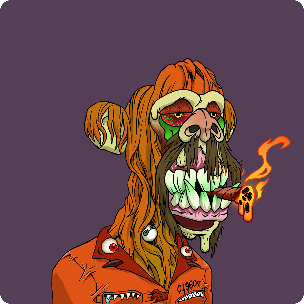 Yuga Labs - Mutant Ape Yacht Club - NFT # 8258