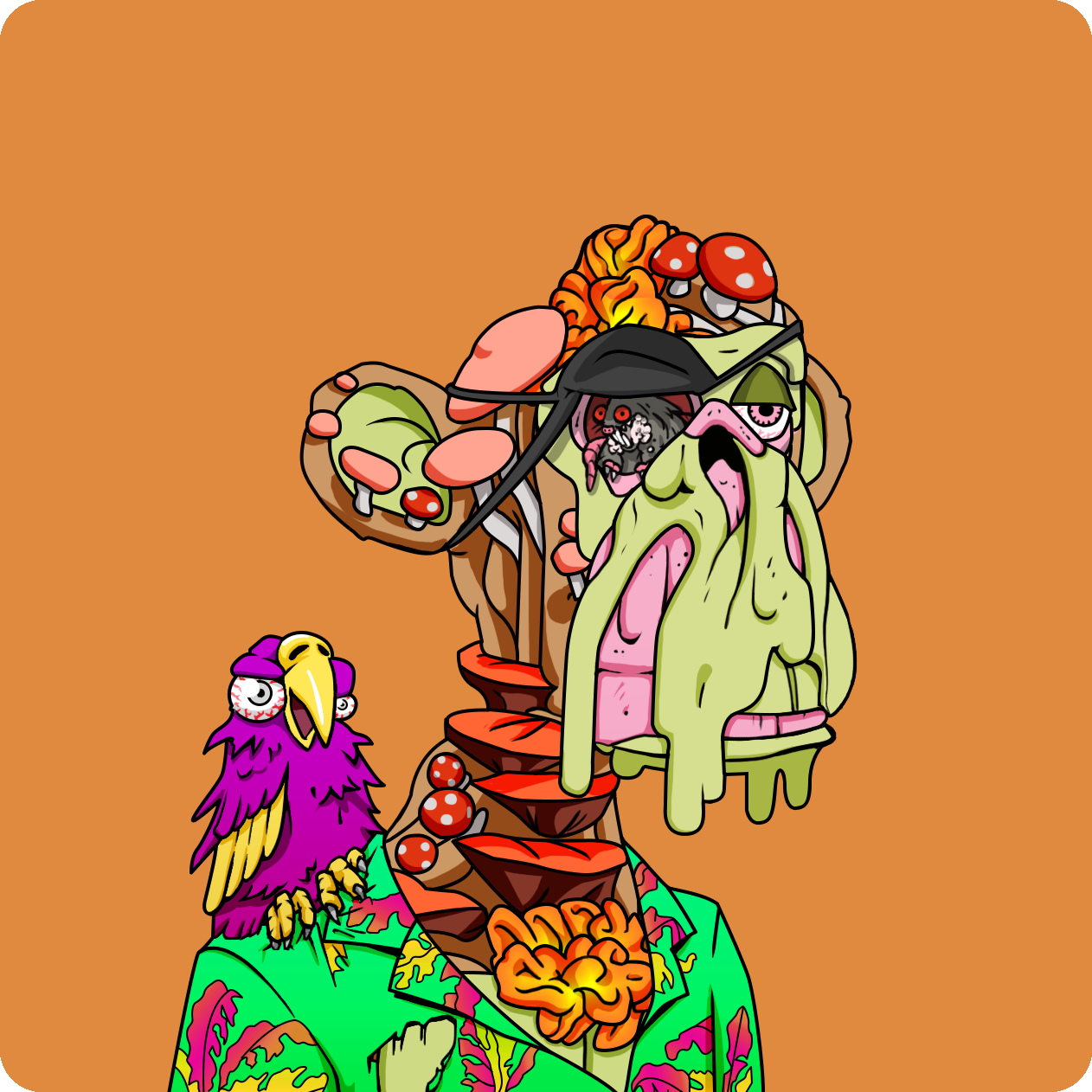 Yuga Labs - Mutant Ape Yacht Club - NFT # 19884