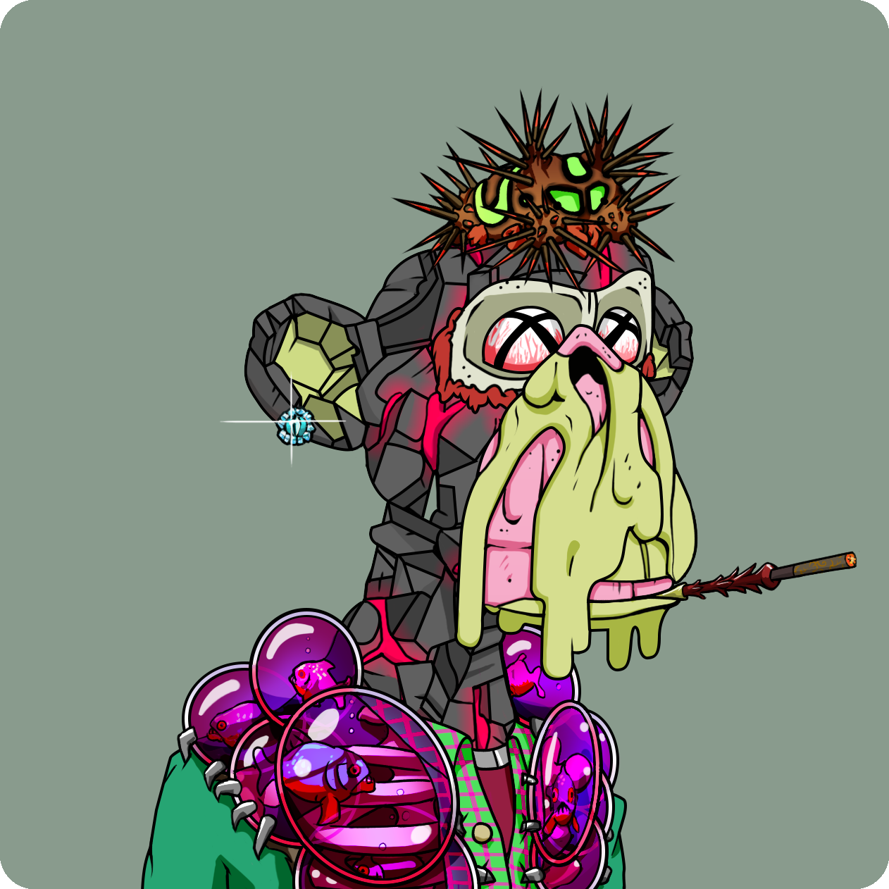 Yuga Labs - Mutant Ape Yacht Club - NFT # 5225