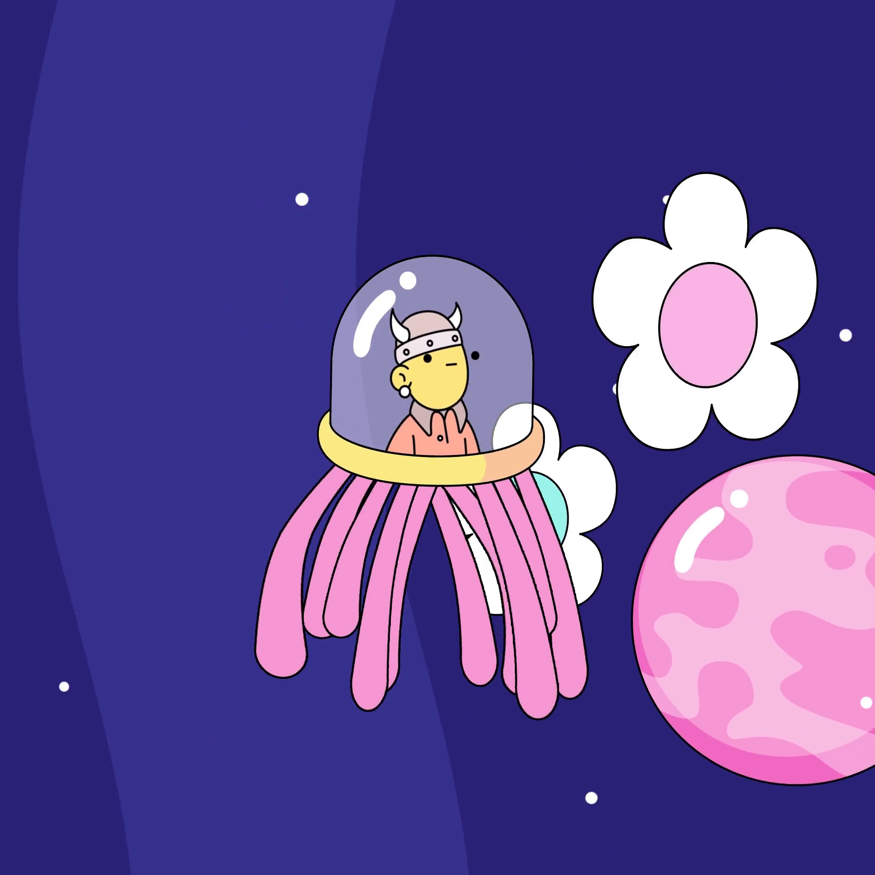 The Doodles Founders - Space Doodles - Space Doodle #9934 - NFT # 9934