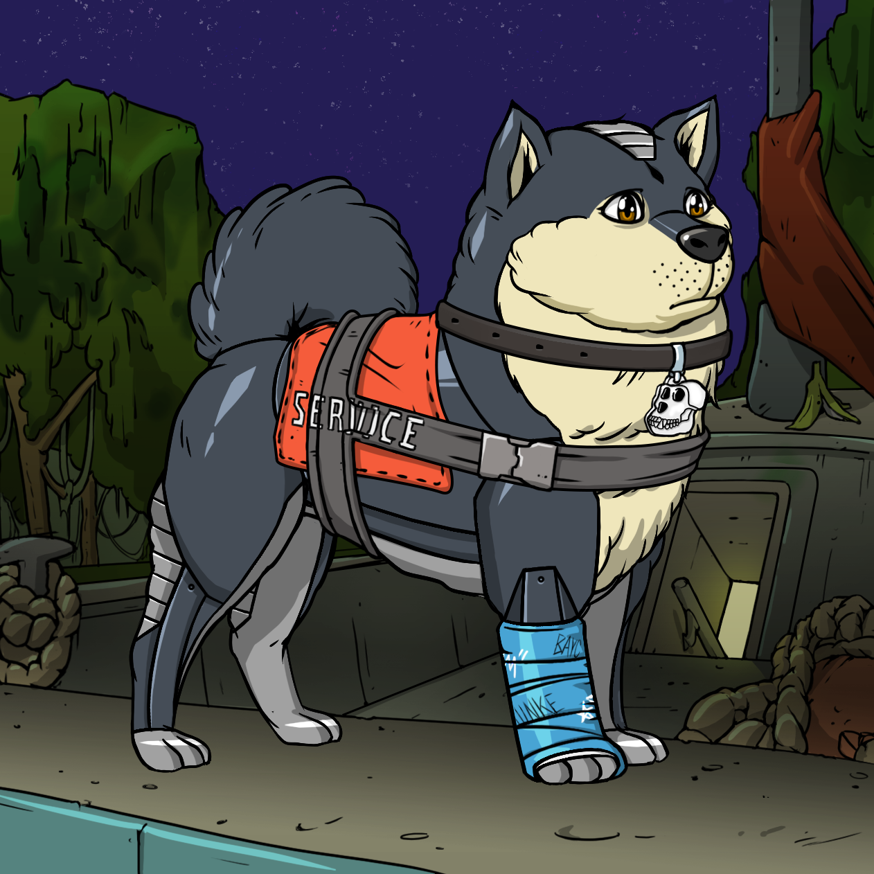 Yuga Labs - Bored Ape Kennel Club - NFT # 6596