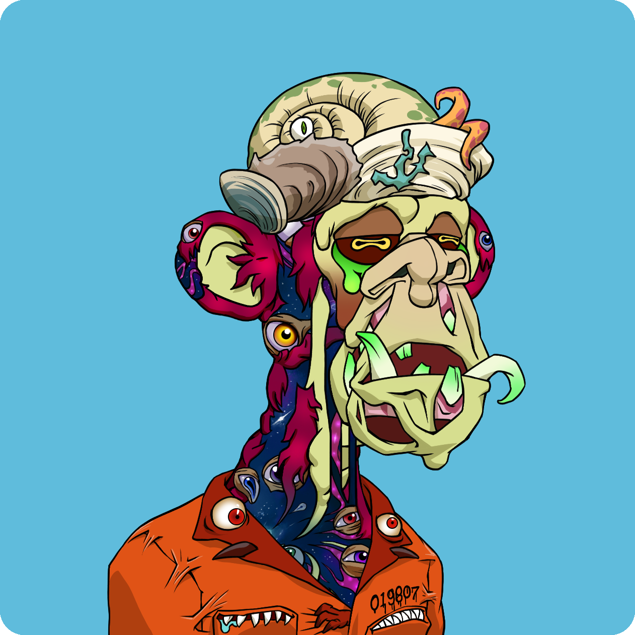 Yuga Labs - Mutant Ape Yacht Club - NFT # 12513