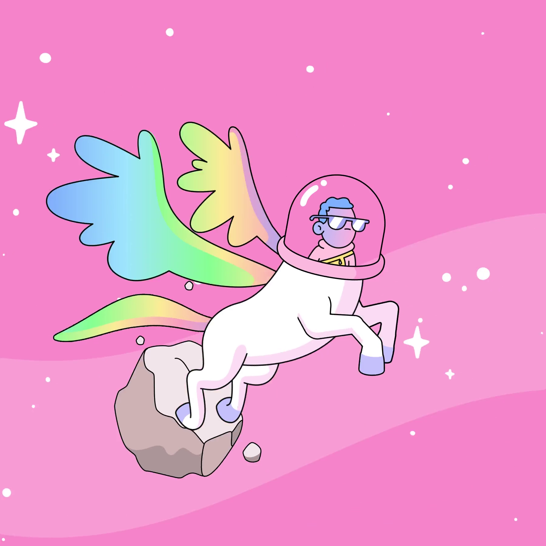 The Doodles Founders - Space Doodles - Space Doodle #9865 - NFT # 9865