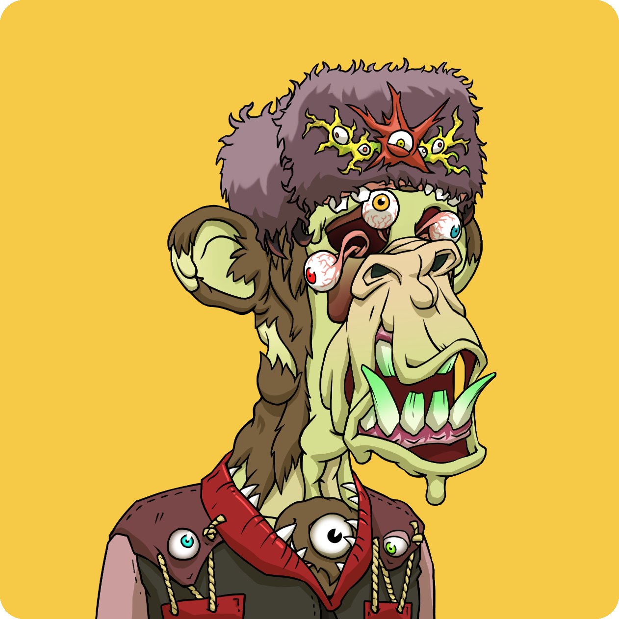 Yuga Labs - Mutant Ape Yacht Club - NFT # 10113