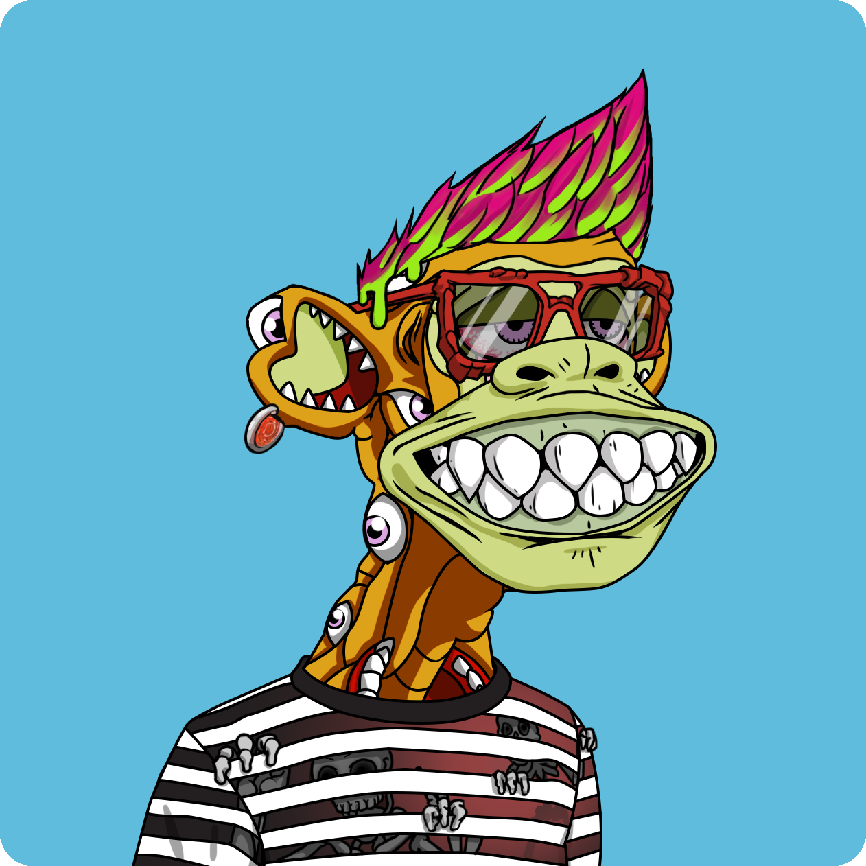 Yuga Labs - Mutant Ape Yacht Club - NFT # 1544