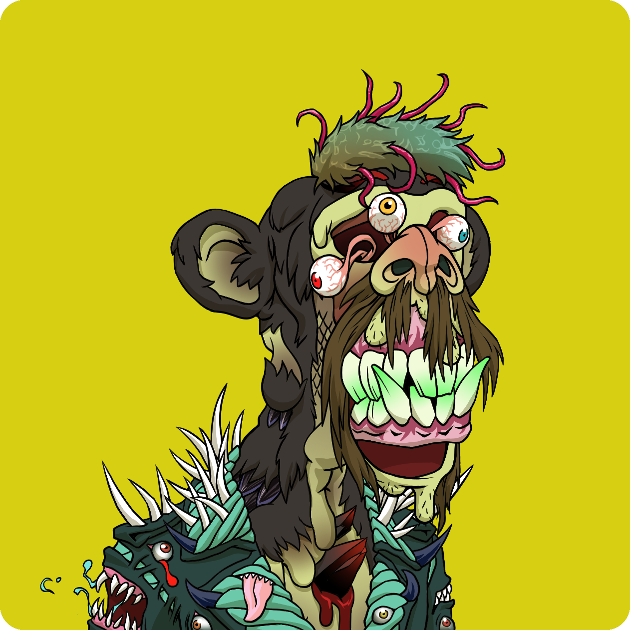 Yuga Labs - Mutant Ape Yacht Club - NFT # 4988