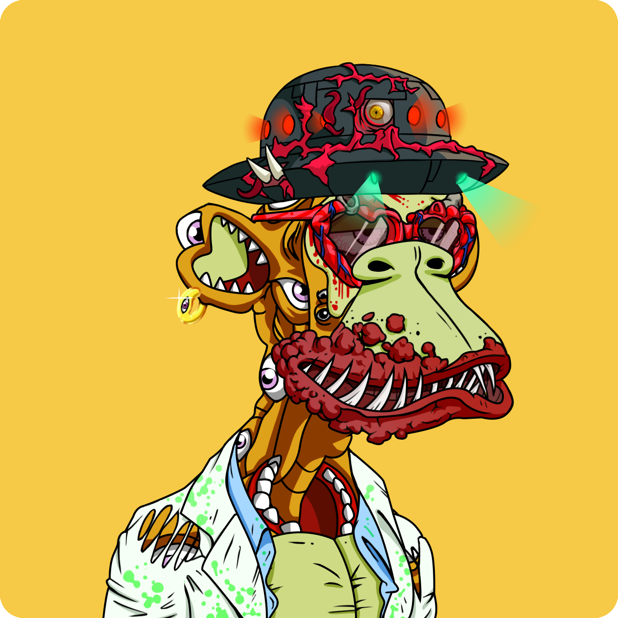 Yuga Labs - Mutant Ape Yacht Club - NFT # 4134