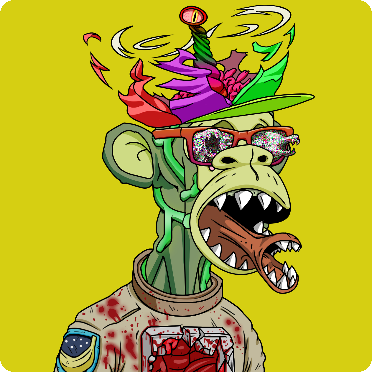 Yuga Labs - Mutant Ape Yacht Club - NFT # 21512