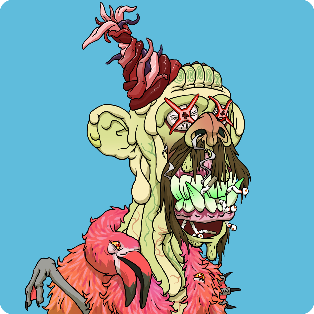 Yuga Labs - Mutant Ape Yacht Club - NFT # 4888