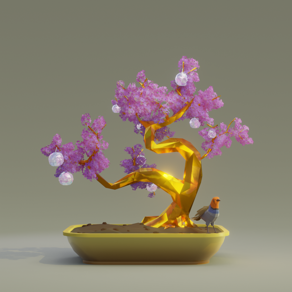 ZENFT Garden Society - Bonsai - Bonsai #8605 - NFT # 8605