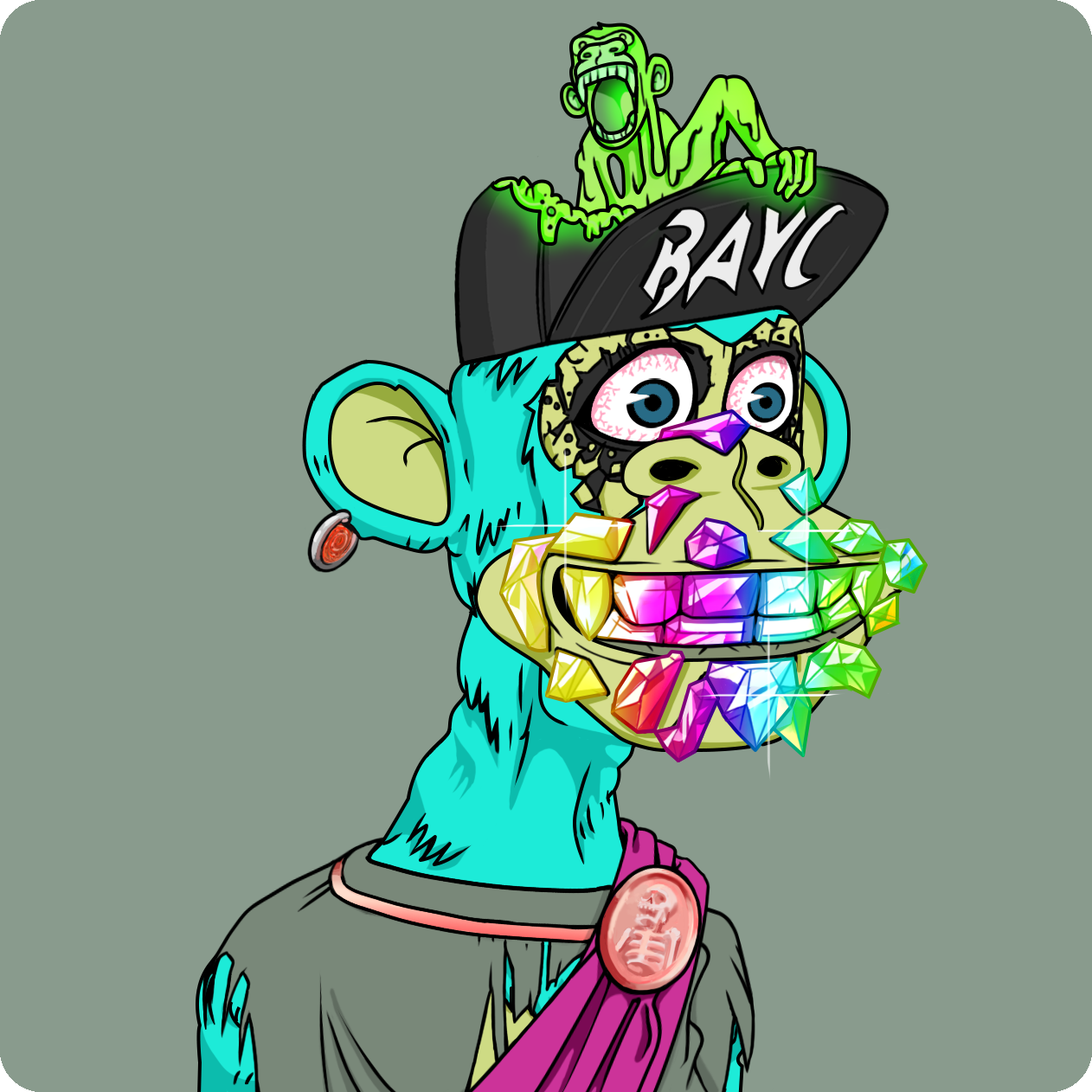 Yuga Labs - Mutant Ape Yacht Club - NFT # 13862