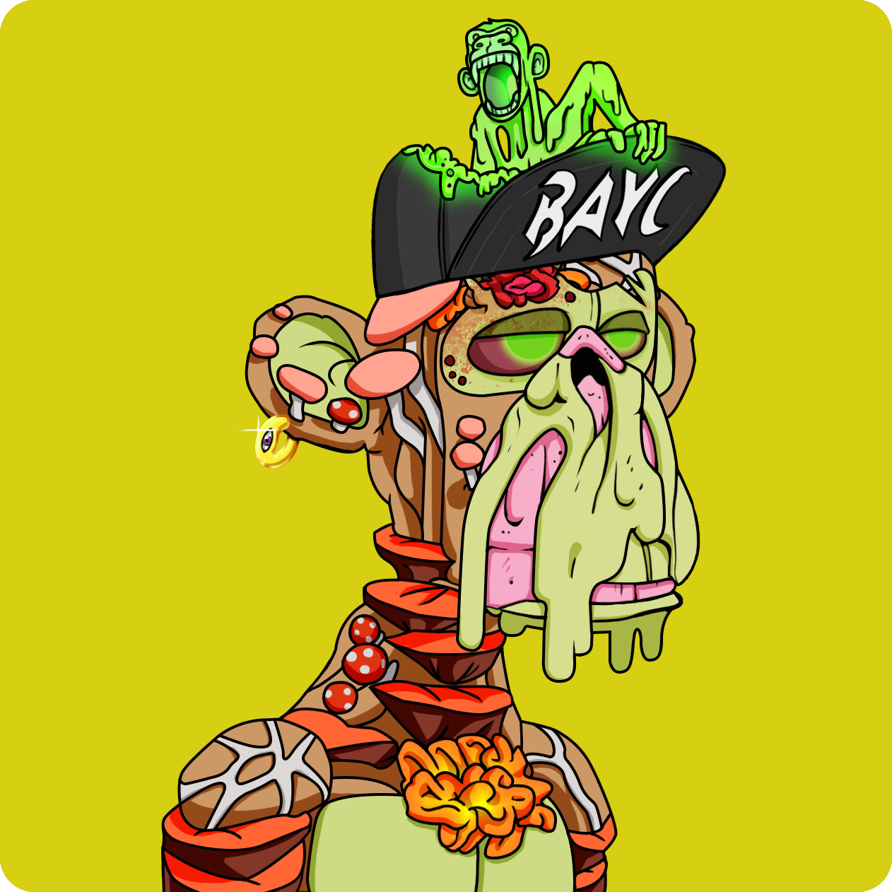 Yuga Labs - Mutant Ape Yacht Club - NFT # 2493