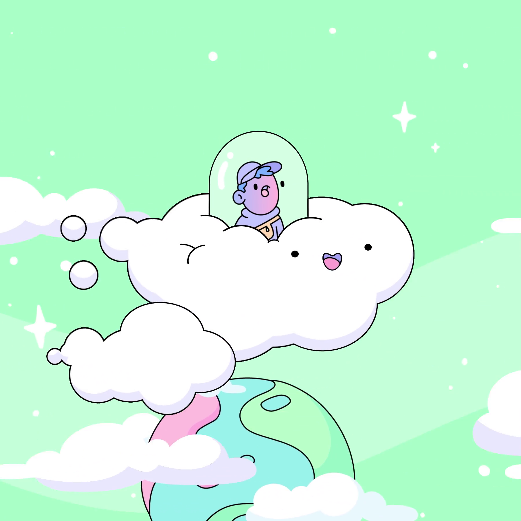 The Doodles Founders - Space Doodles - Space Doodle #9831 - NFT # 9831