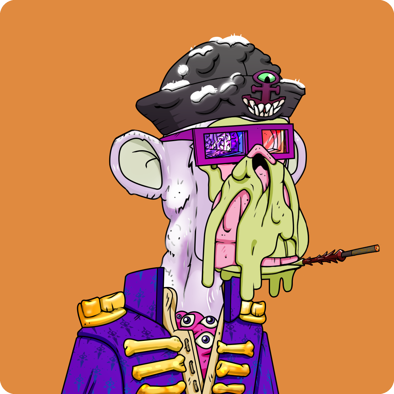 Yuga Labs - Mutant Ape Yacht Club - NFT # 3933