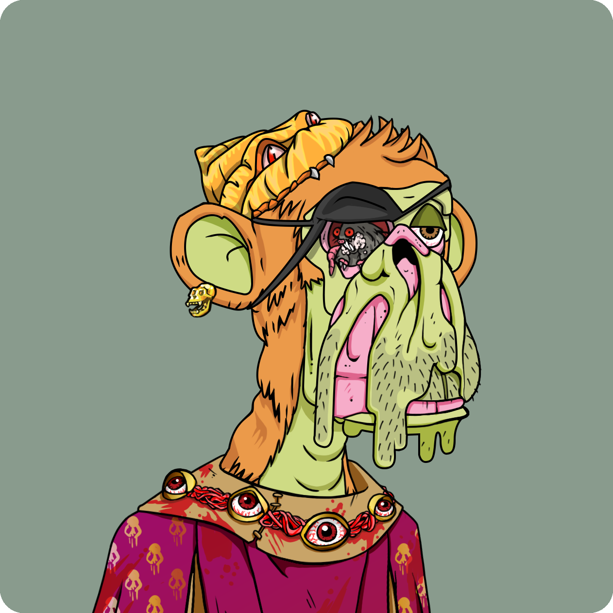 Yuga Labs - Mutant Ape Yacht Club - NFT # 18508