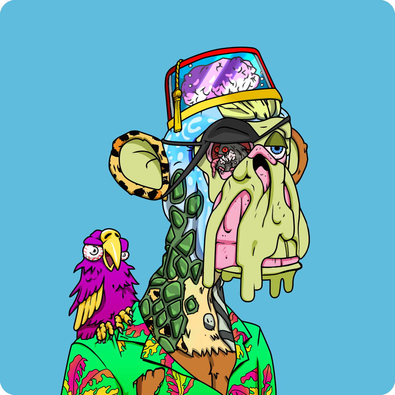 Yuga Labs - Mutant Ape Yacht Club - NFT # 1205