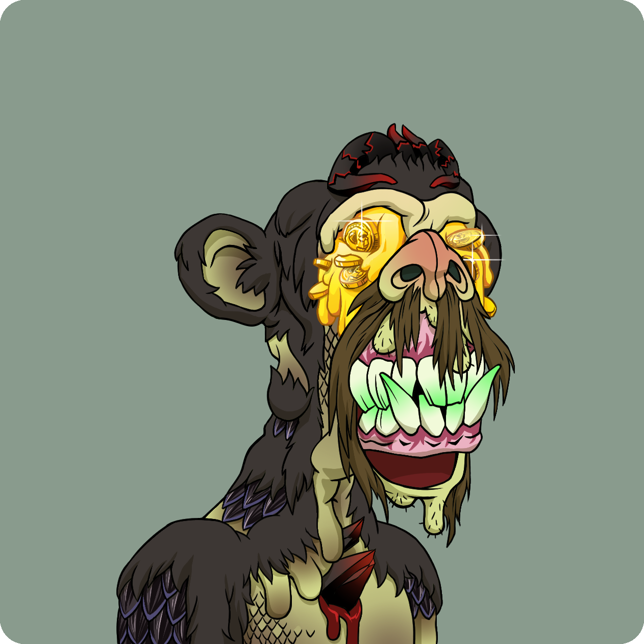 Yuga Labs - Mutant Ape Yacht Club - NFT # 17331