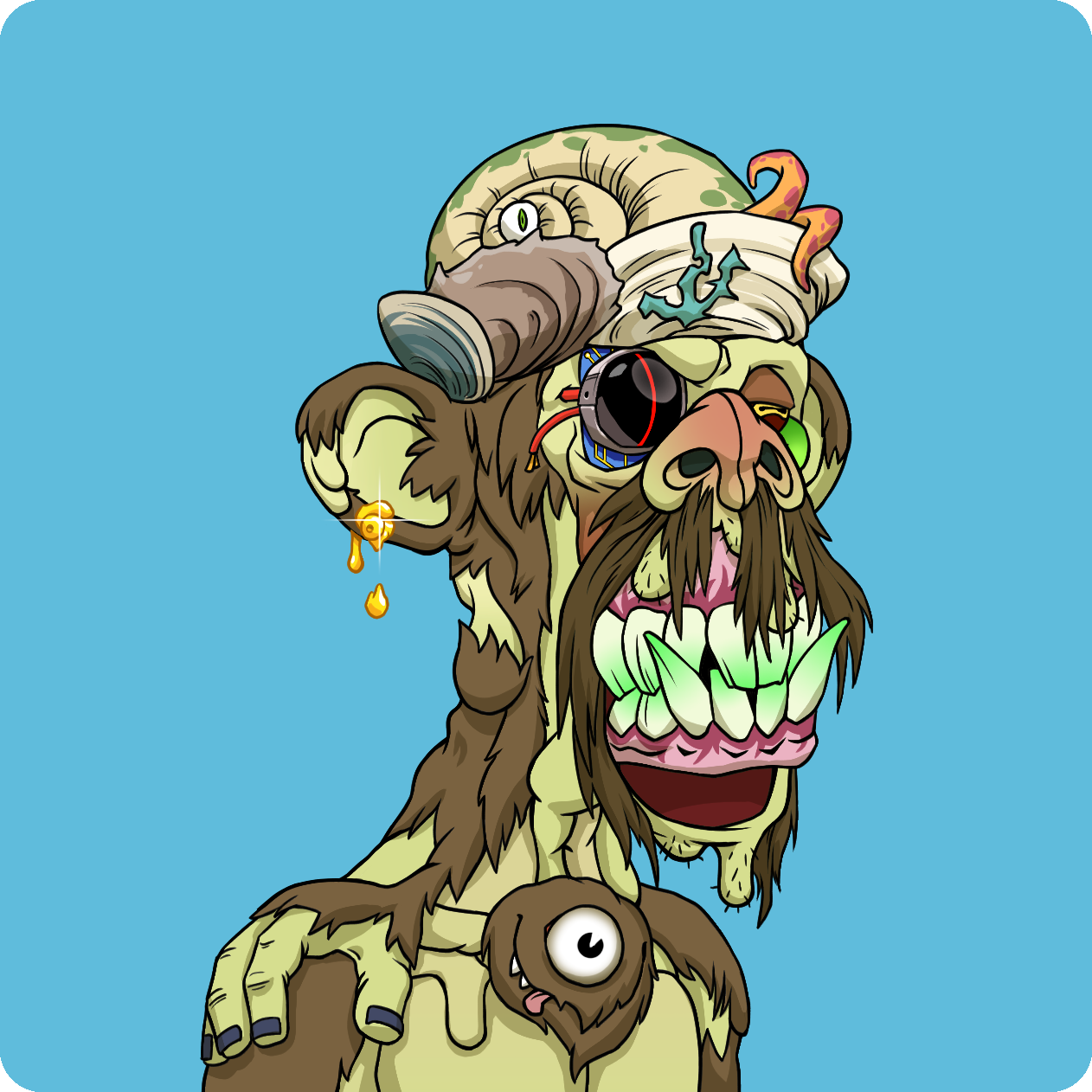 Yuga Labs - Mutant Ape Yacht Club - NFT # 10243