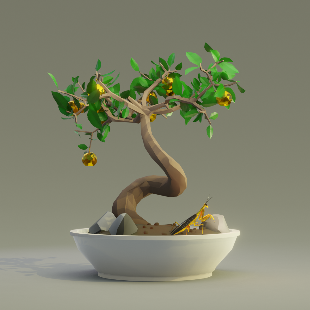 ZENFT Garden Society - Bonsai - Bonsai #8666 - NFT # 8666