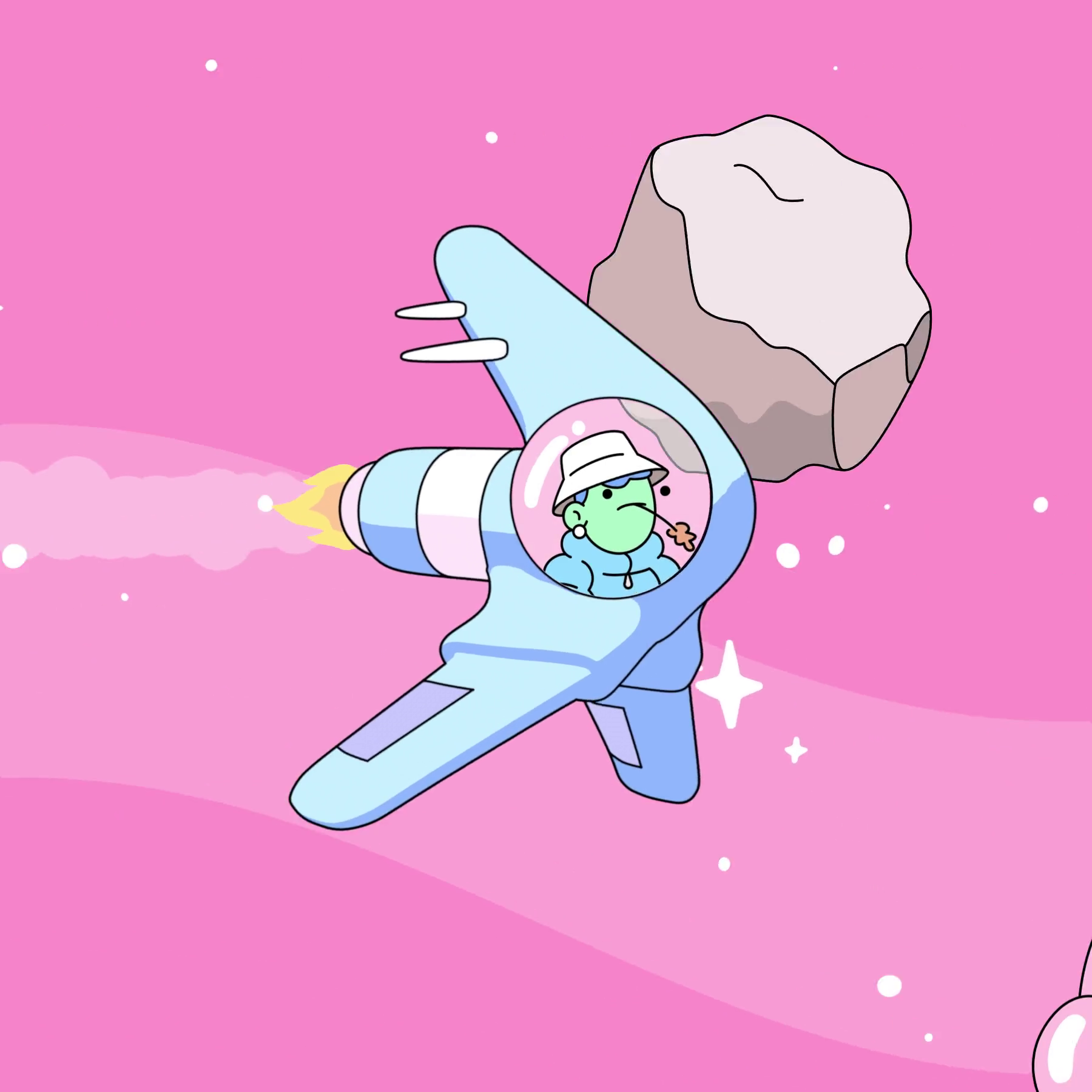 The Doodles Founders - Space Doodles - Space Doodle #480 - NFT # 480