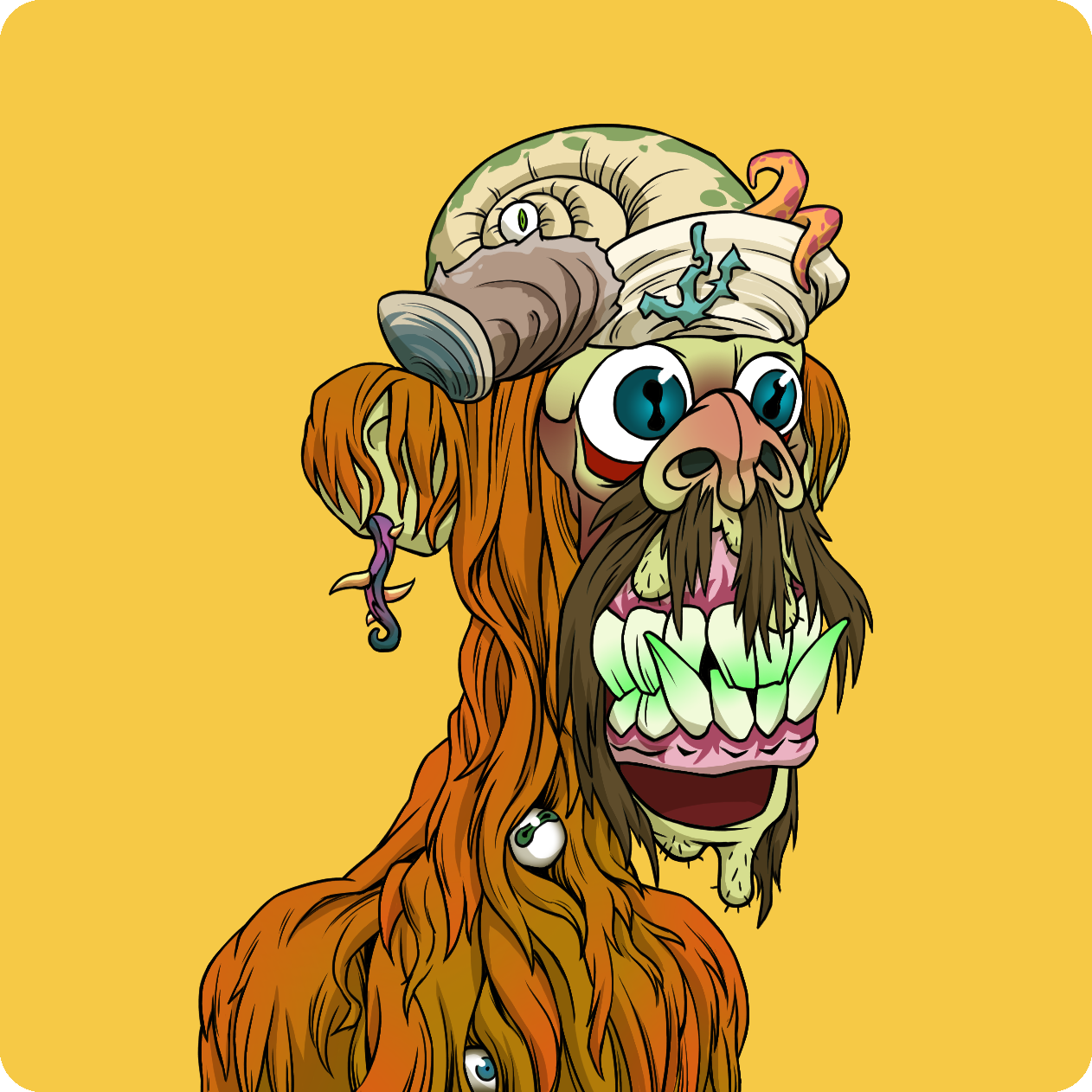 Yuga Labs - Mutant Ape Yacht Club - NFT # 17237