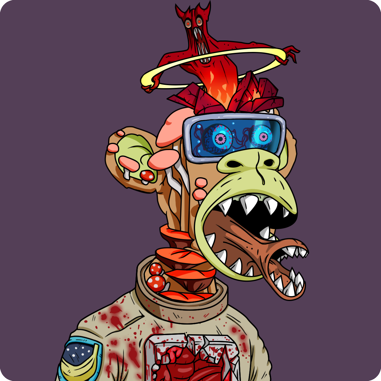 Yuga Labs - Mutant Ape Yacht Club - NFT # 1701