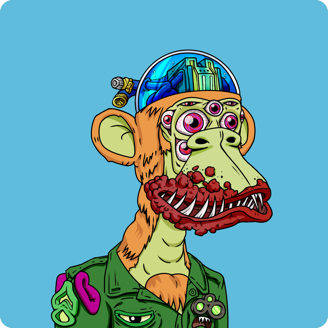 Yuga Labs - Mutant Ape Yacht Club - NFT # 8302