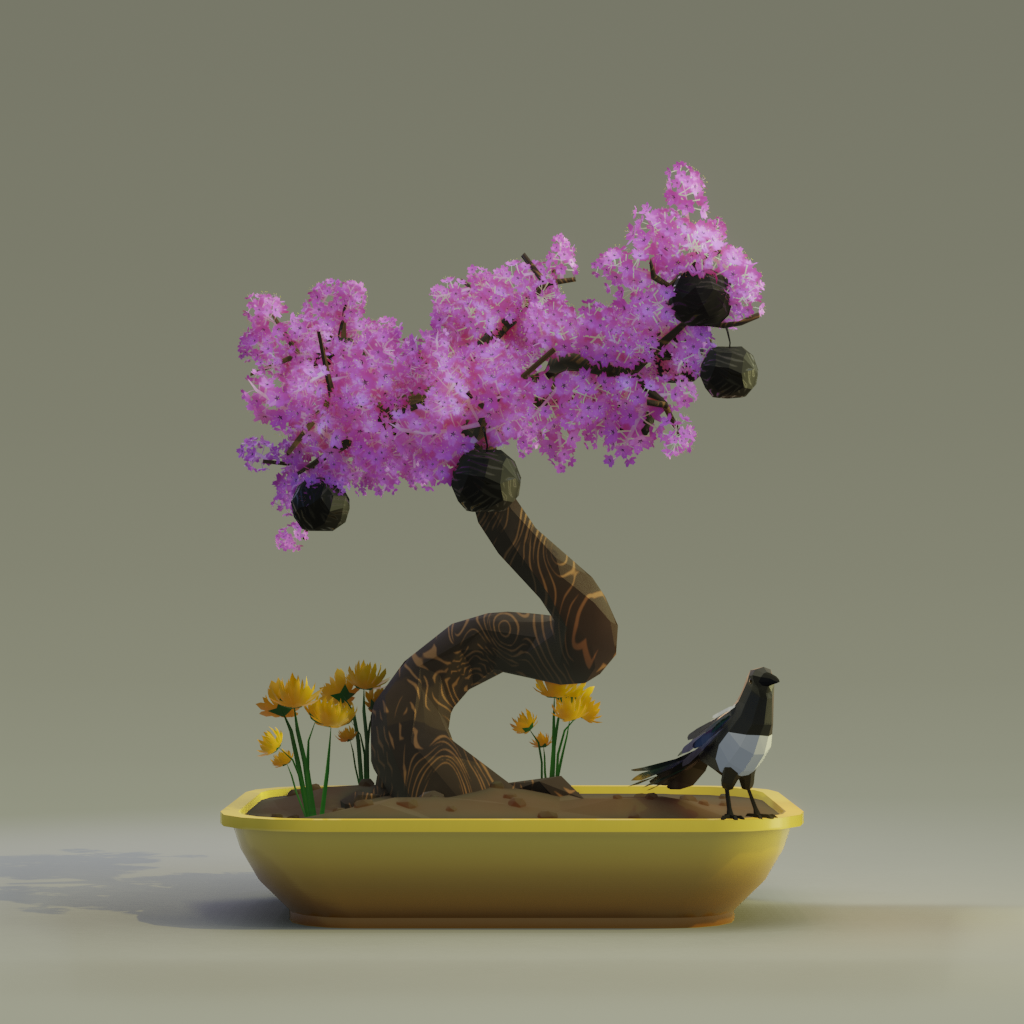 ZENFT Garden Society - Bonsai - Bonsai #8742 - NFT # 8742