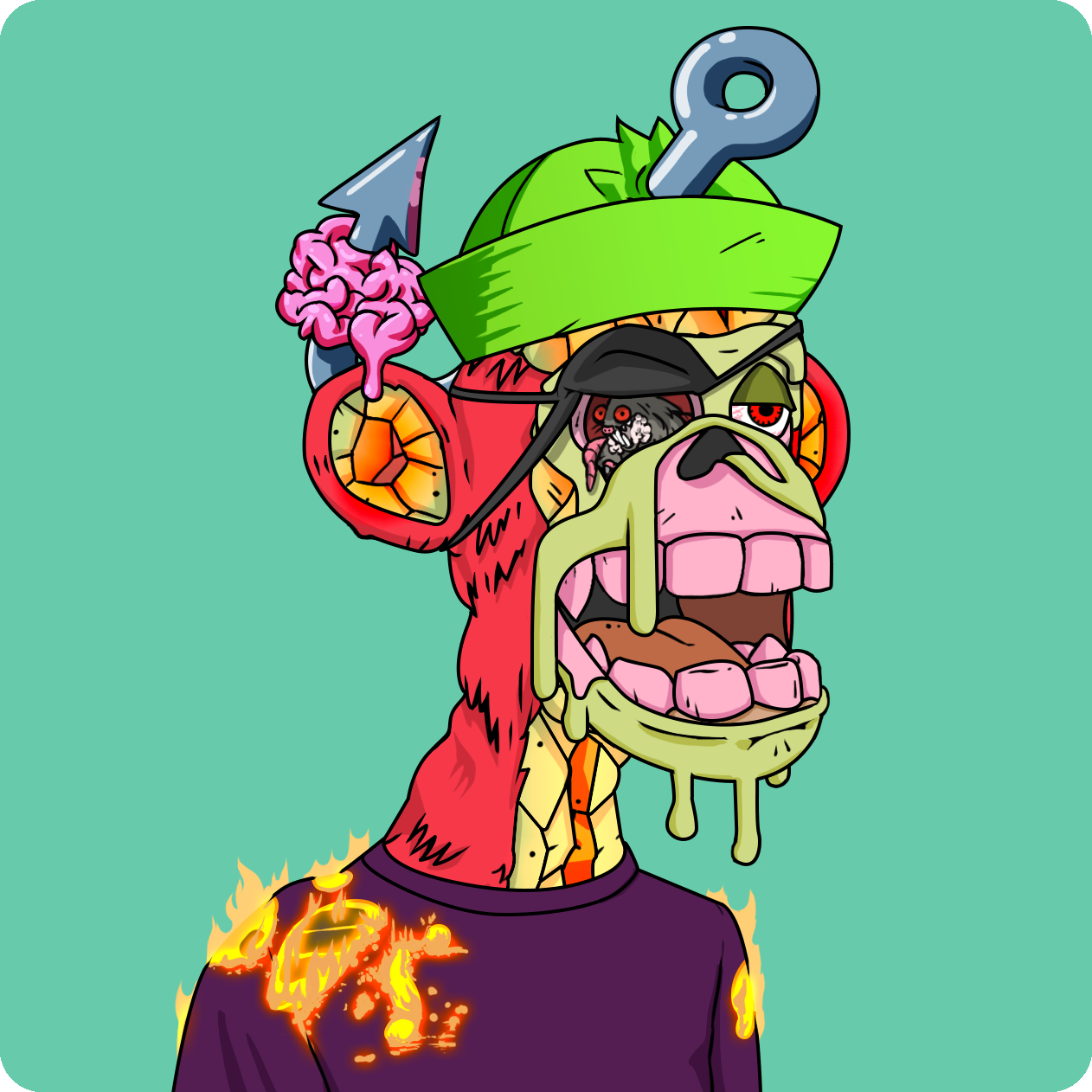 Yuga Labs - Mutant Ape Yacht Club - NFT # 13620