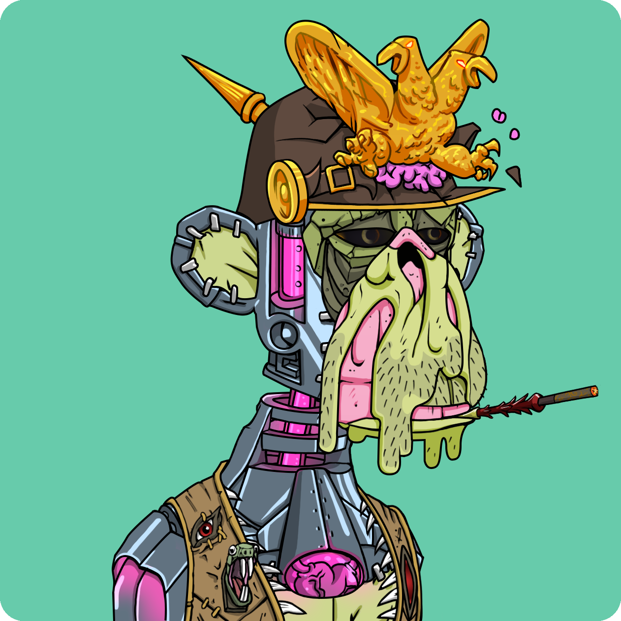 Yuga Labs - Mutant Ape Yacht Club - NFT # 9566